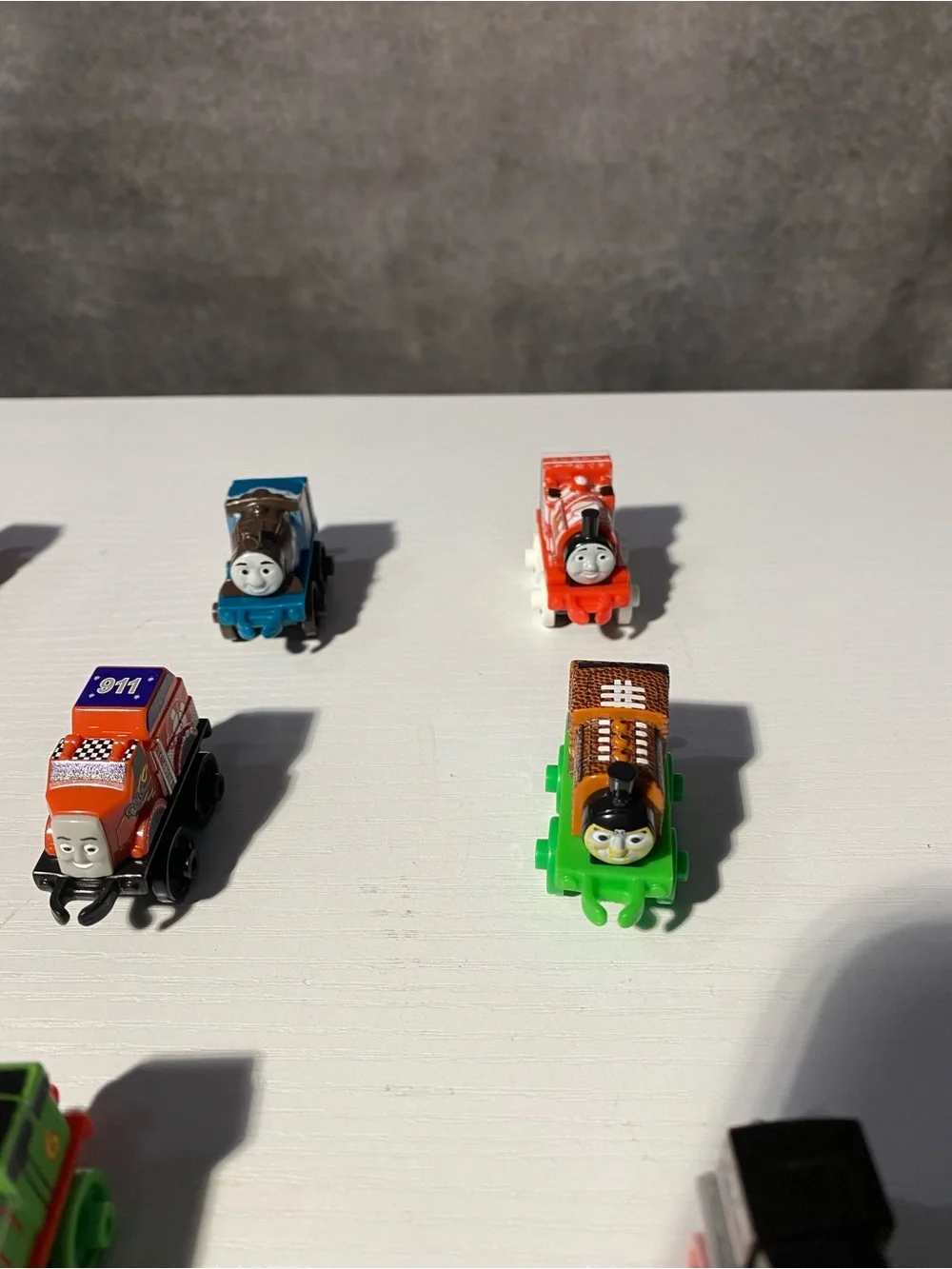 Thomas & Friends Minis Train Lot of 10 - Flame Thomas, Orca Gator & More